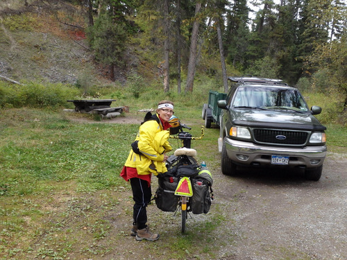 We have returned to the Cedar Creek Campground and our shuttle vehicle.